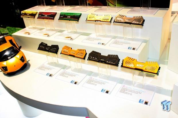 ADATA show color changing RAM heat spreader and more 04