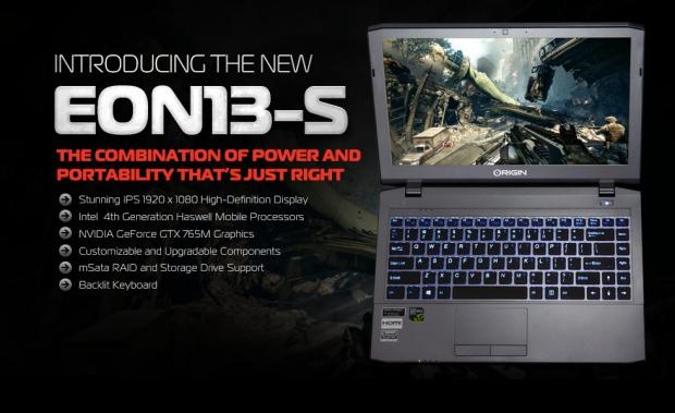 Origin PC launch Haswell-based gaming notebook with GTX 765M GPU | TweakTown.com