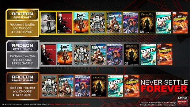AMD goes for gold, unleashes its Never Settle Forever bundle 07