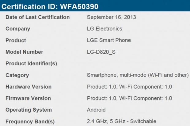 Open Gallery Nexus 5 model unveiled as LG-D820, two models included 06