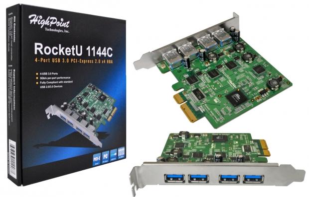 HighPoint ships RocketU 1144C, world's fastest USB 3.0 controller | TweakTown.com