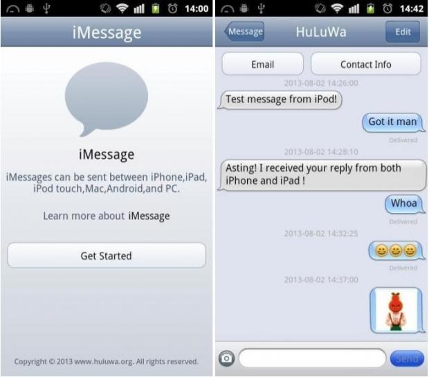 Open enlarged image iMessage for Android arrives, kinda, but it redirects data to China | TweakTown.com