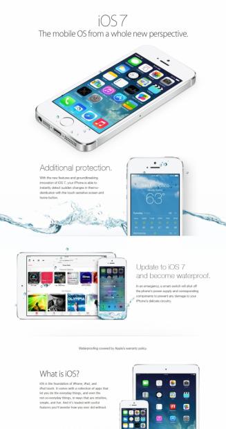 No, iOS 7 does not make your iPhone waterproof.. really, human race? 09