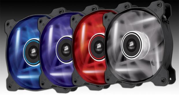 Corsair unveils the all new Air Series LED High Airflow PC case fans 1 Corsair unveils the all new Air Series LED High Airflow PC case fans 1