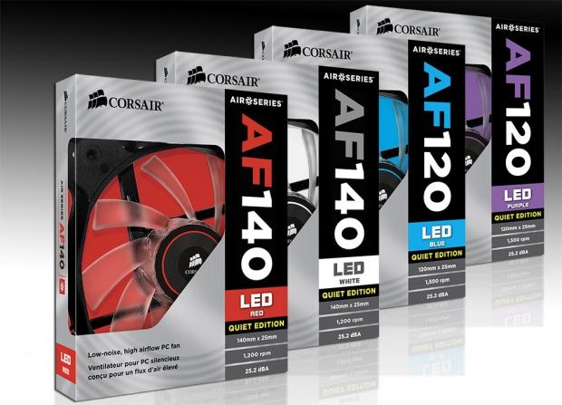 Corsair unveils the all new Air Series LED High Airflow PC case fans 2 Corsair unveils the all new Air Series LED High Airflow PC case fans 2