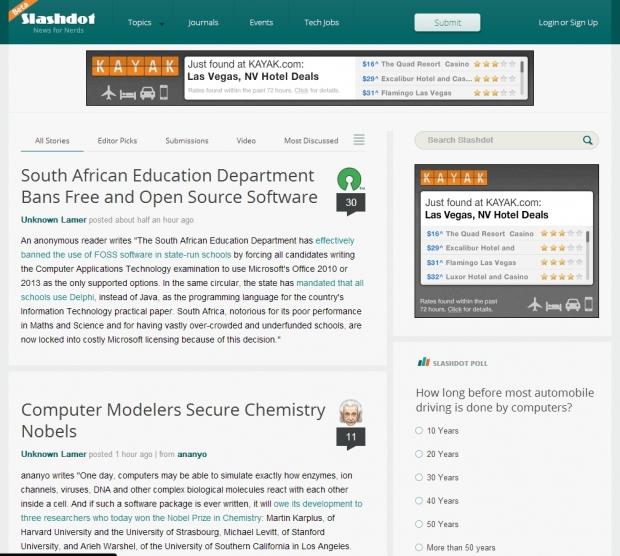 Slashdot launches redesigned website in beta form, we check it out 1 Slashdot launches redesigned website in beta form, we check it out 1