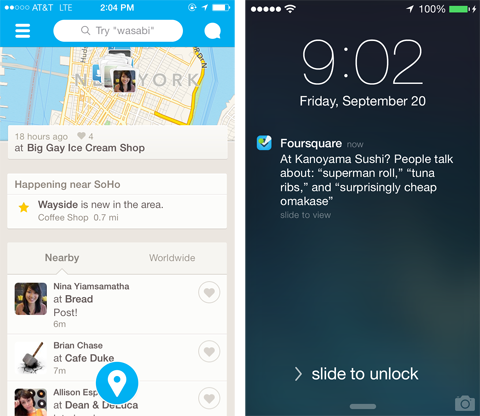 Foursquare for iOS gets refreshed look and real-time recommendations | TweakTown.com Foursquare for iOS gets refreshed look and real-time recommendations | TweakTown.com