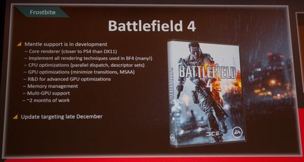 AMD's Mantle API will work with at least 15 Frostbite-powered games 10 AMD's Mantle API will work with at least 15 Frostbite-powered games 10