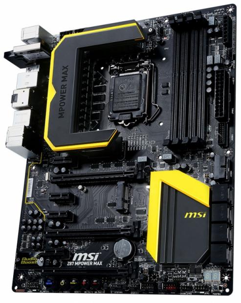 MSI unveils new Z87 MPower MAX AC motherboard features 802.11 ac