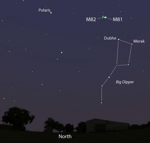 Bright super nova appears in M82, 12 million light years from earth 3