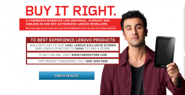 Open enlarged image Lenovo India removes three e-tailers from its authorized sellers list | TweakTown.com