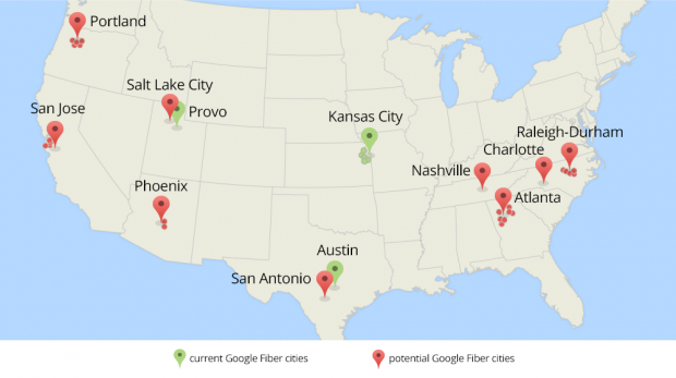 Open enlarged image Nine new metros across the U.S. chosen for Google Fiber deployment | TweakTown.com