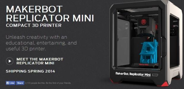 MakerBot Replicator Mini 3D printer ships this spring | TweakTown.com