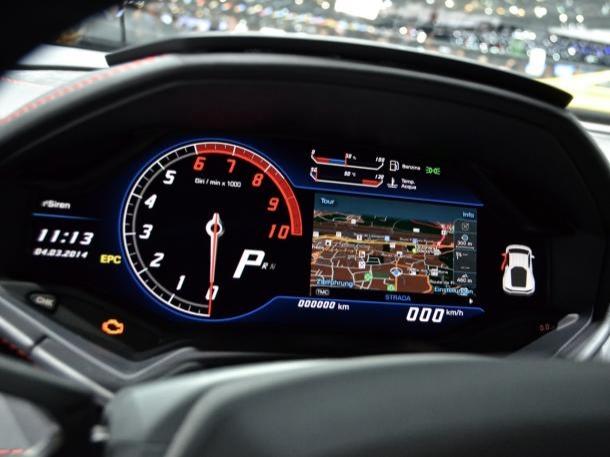 Lamborghini Huracan digital dash is powered by NVIDIA