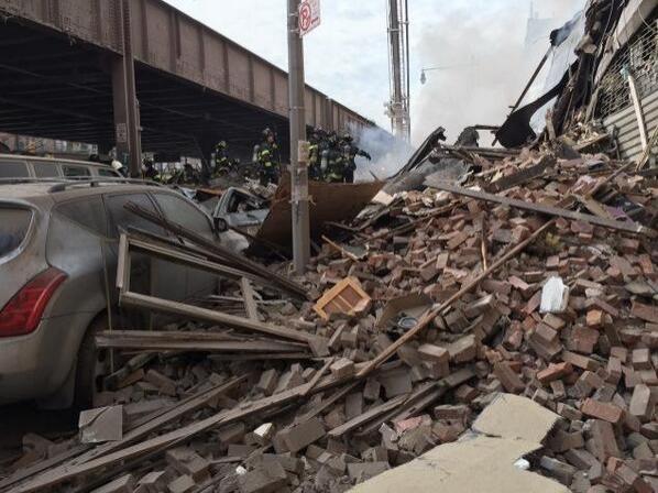 Two buildings collapse after explosion in New York City 4 Two buildings collapse after explosion in New York City 4
