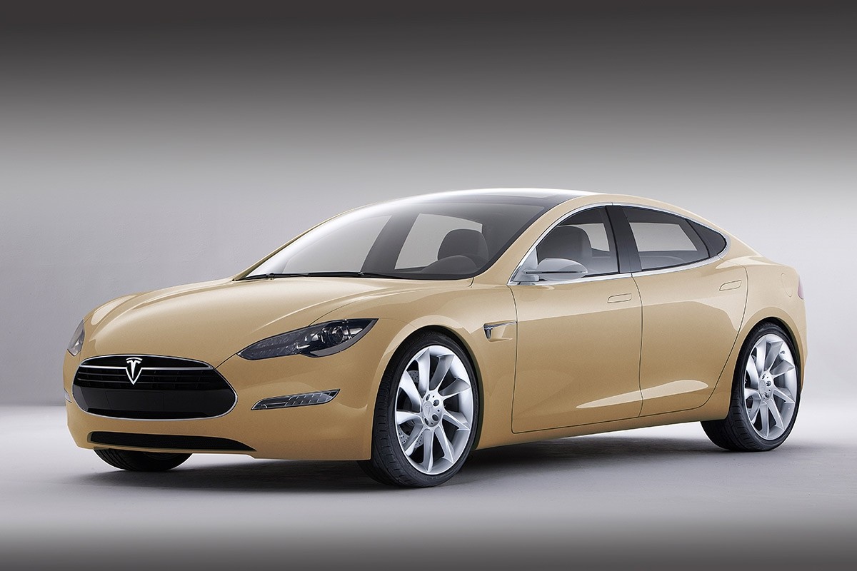 Schuine streep grond Druppelen Apple and Tesla Motors team up to release iPhone-colored Model S cars