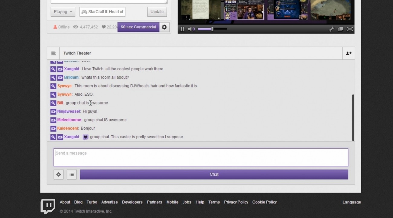 Twitch now offering private chat rooms for its streaming service