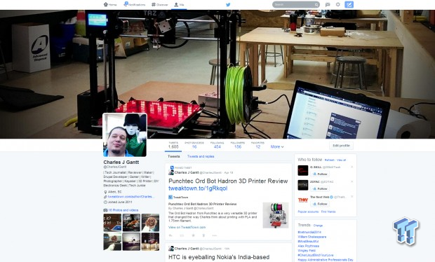 Open enlarged image Twitter's new Facebook-like profiles are now live for all users | TweakTown.com