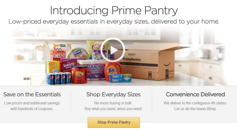 Amazon Prime Pantry might let you skip the grocery store