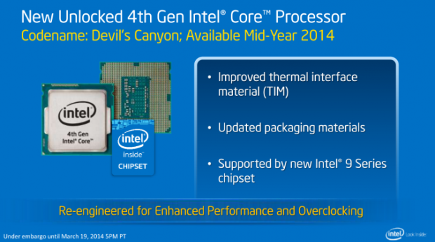 Intel Devil's Canyon and Unlocked Pentium's pricing and details leaked 1