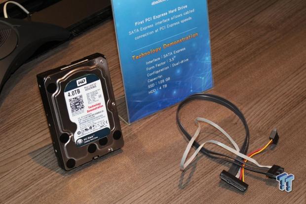 WD demonstrates new PCIe SATA Express HDD at Computex 2014