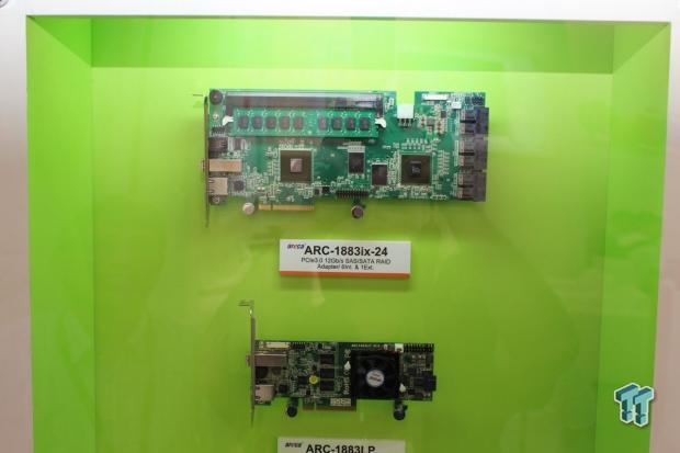 Areca displays new 12Gb/s RAID controller and Thunderbolt 2 enclosures 01