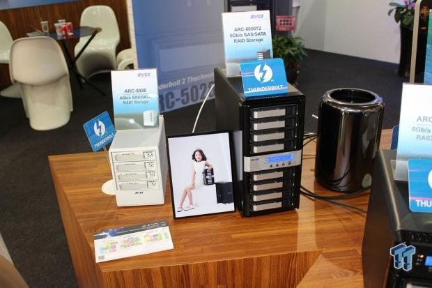 Areca displays new 12Gb/s RAID controller and Thunderbolt 2 enclosures 03