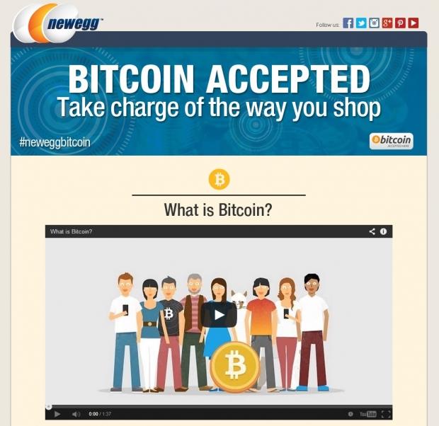 Newegg will now start accepting Bitcoins as a method of payment 1 Newegg will now start accepting Bitcoins as a method of payment 1