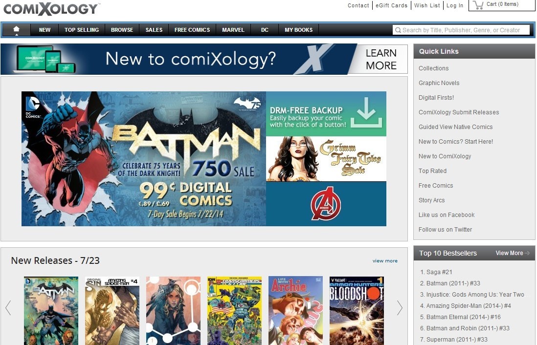 comixology free trial