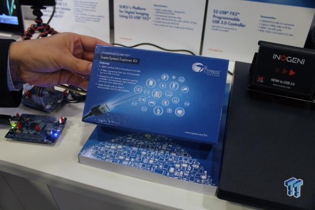 Cypress intros the new SuperSpeed Explorer Kit at IDF 2014 03