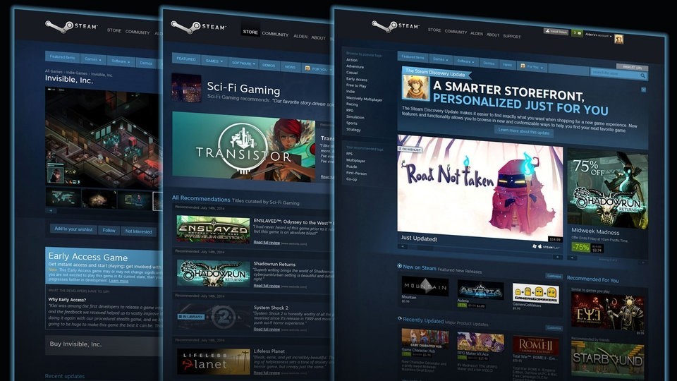 Valve Announces It Has 100 Million Accounts Steam Discovery Update