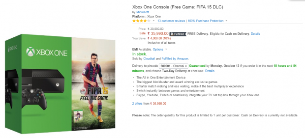 Xbox One prices in India reduced, throws in a free FIFA 15 DLC | TweakTown.com
