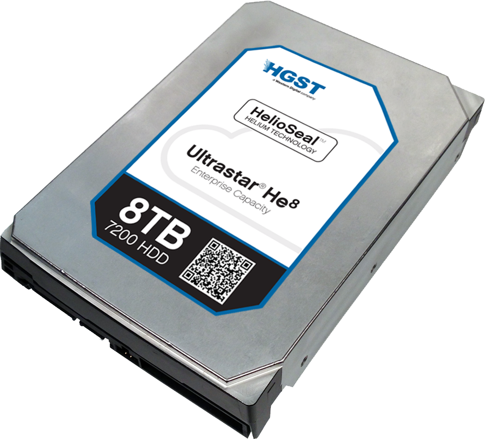 Aberdeen Integrates 8TB HGST He8 Helium HDDs