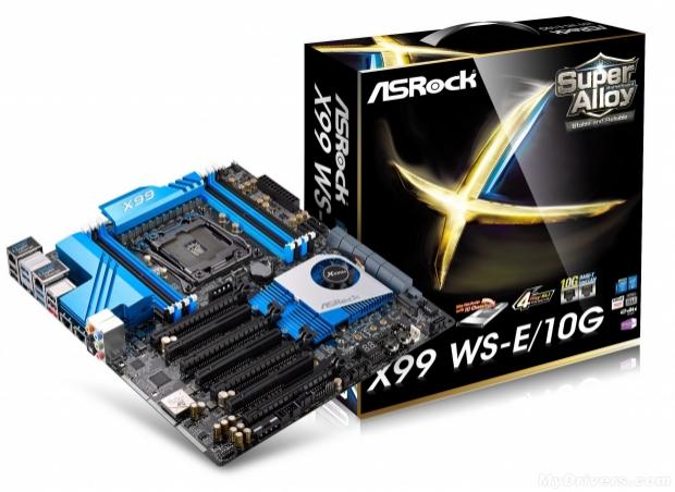 ASRock's X99 WS-E/10G features Quad LAN; 2xGbE, 2x10GbE ports 05