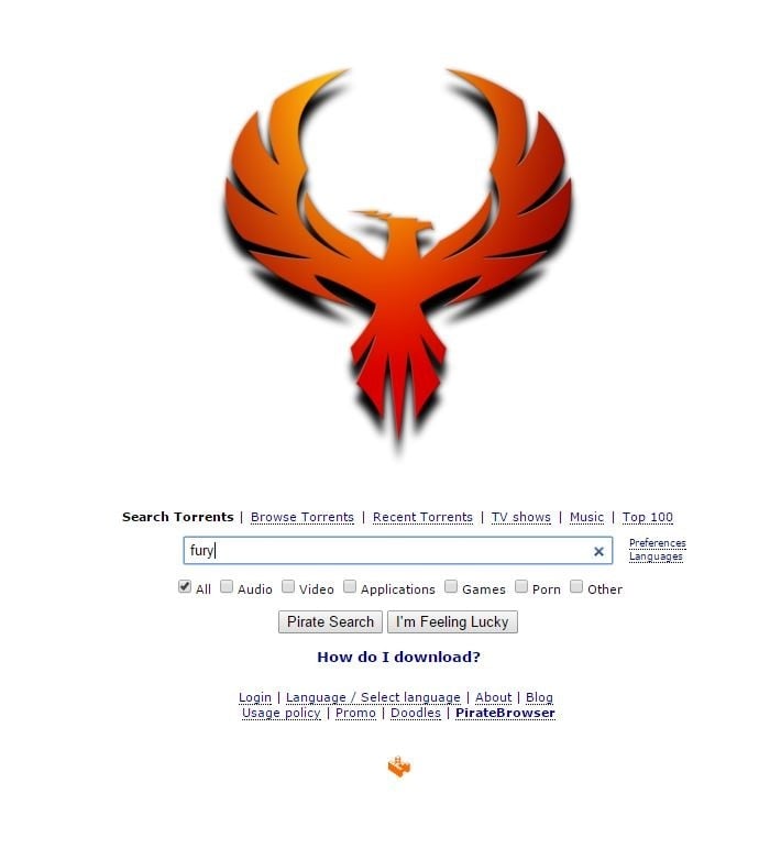 The Pirate Bay - The galaxy's most resilient bittorrent site