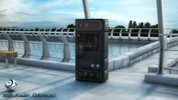 The CoolerMaster HAF Stacker is back again in a gentle giant style mod 074