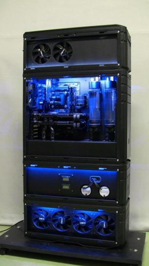 The CoolerMaster HAF Stacker is back again in a gentle giant style mod 079