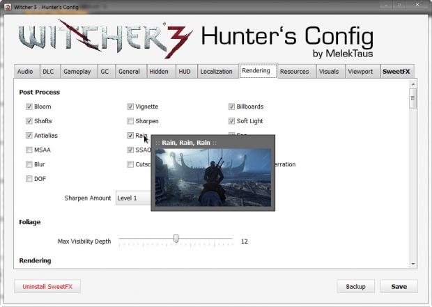 Open enlarged image A configuration tool for The Witcher 3 released, allows better visuals | TweakTown.com