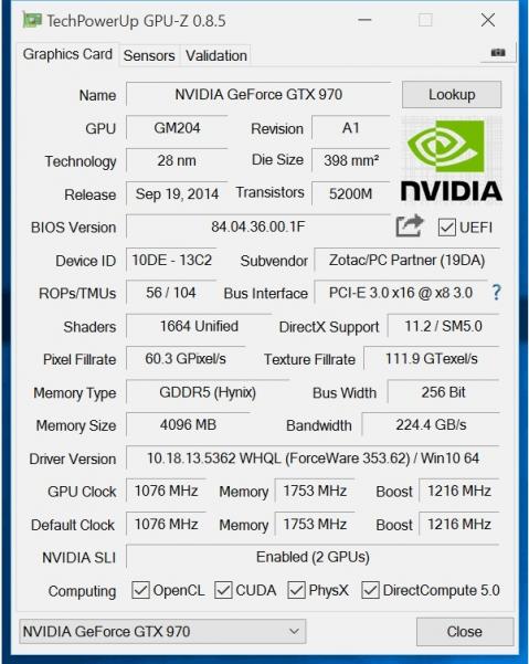 TechPowerUp updated GPU-Z v0.8.5