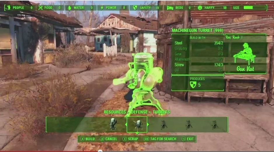 fallout 4 laser turret