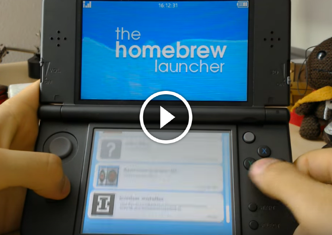 where is the homebrew launcher 3ds
