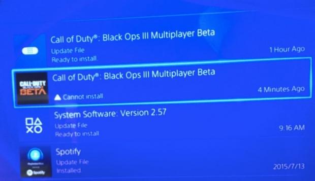 cannot update ps4