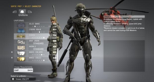 Metal Gear Solid V: The Phantom Pain Receives Swimwear Uniforms to