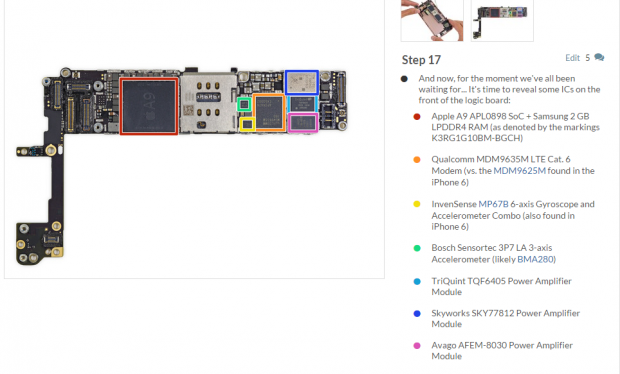 Iphone 6s Teardown Reveals Slimmer Battery And Heftier Display Tweaktown