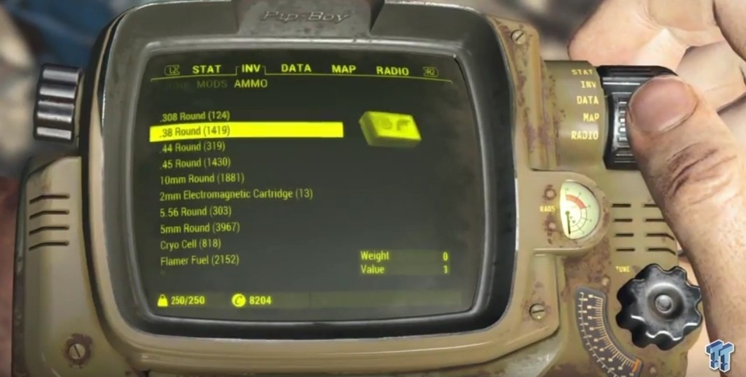 Fallout 3: Infinite caps cheat 