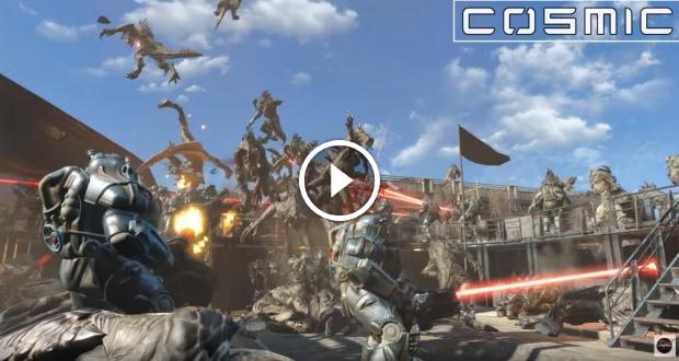 Open enlarged image Fallout 4 battles: 300 Brotherhood of Steel vs. 30,000 Deathclaws