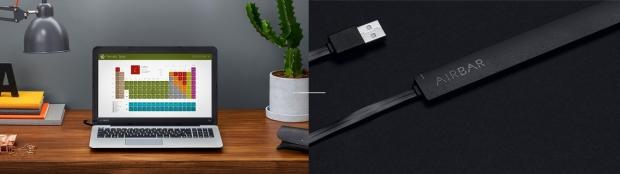 Turn a normal laptop in a touch-device with the AirBar sensor 098