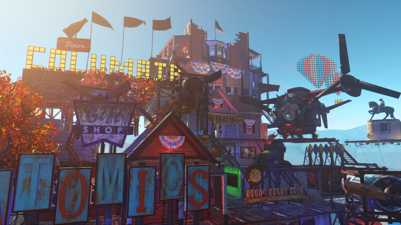 Fallout 4 - BioShock Infinite Columbia Settlement Mod 