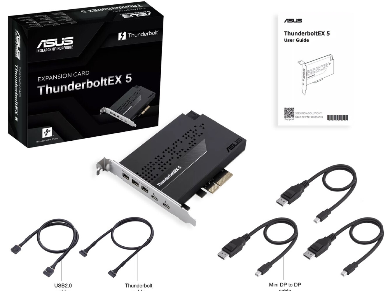ASUS launches Thunderbolt 5 add-in card: up to 120Gbps bandwidth