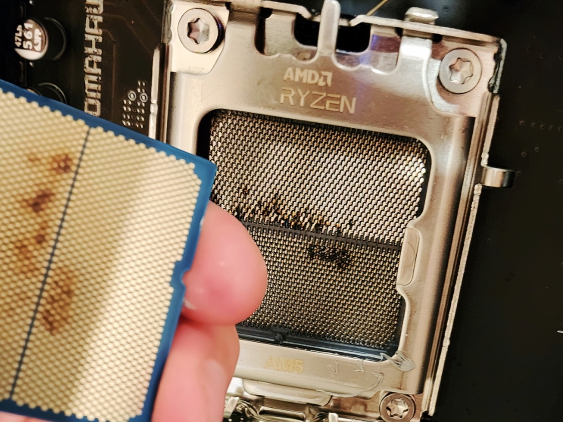 MSI issues a statement on burnt AMD Ryzen 7 9800X3D CPU and